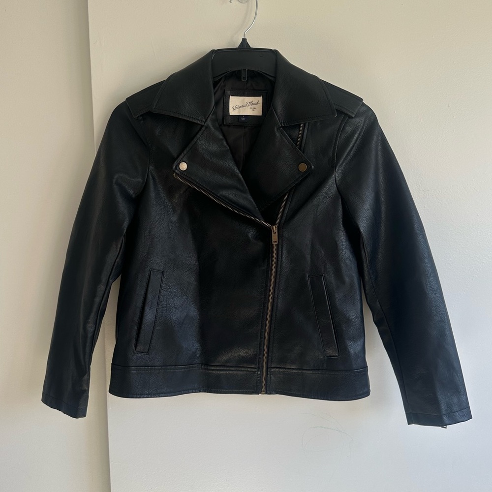 Universal Thread Black Faux Leather Jacket